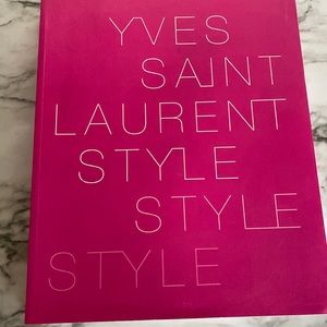Yves St Laurent Style coffee table book